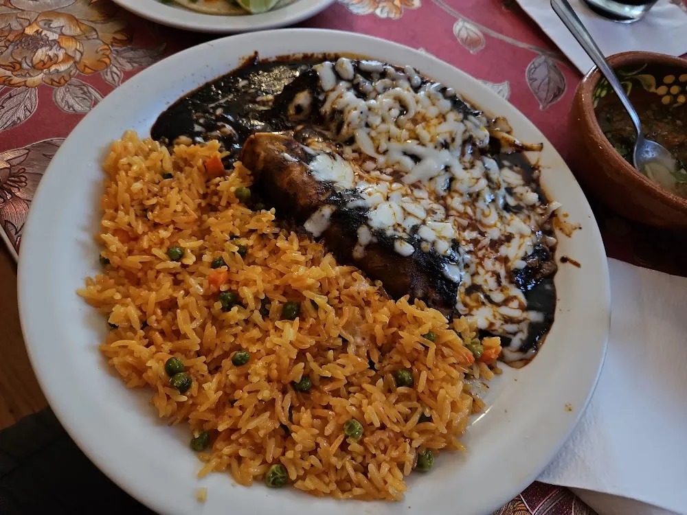 Al Pastor Quesadilla Mole Poblano